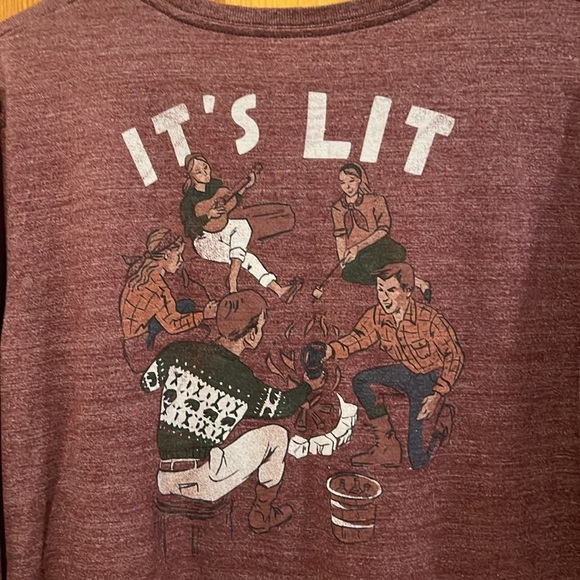 The North Face women’s It’s Lit long sleeve tee shirt size xlarge . - Picture 4 of 8